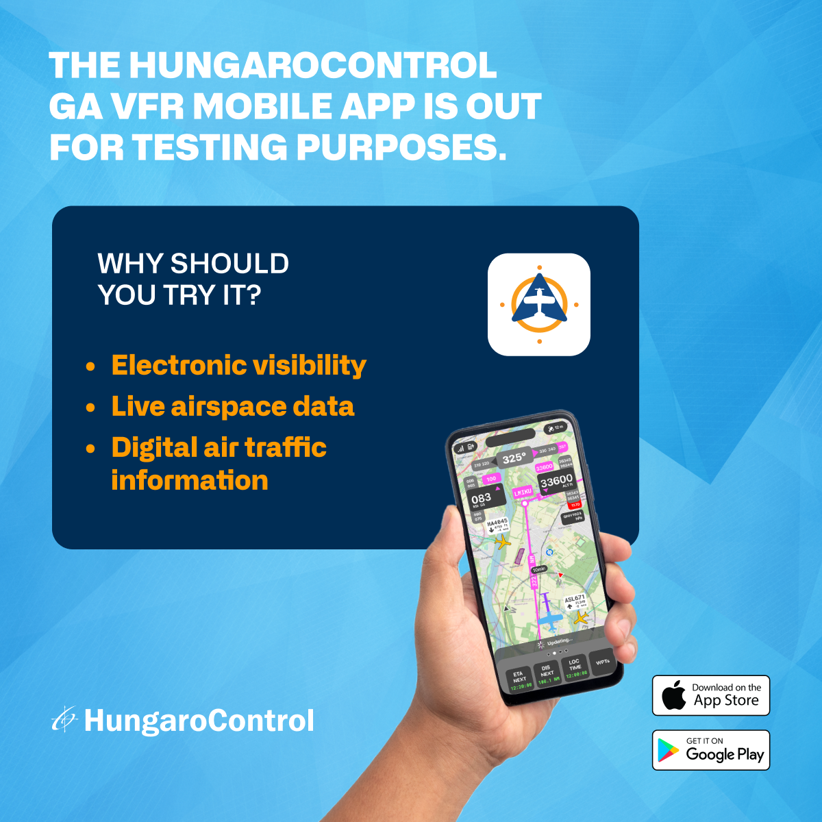 HungaroControl GA VFR mobile app launched!